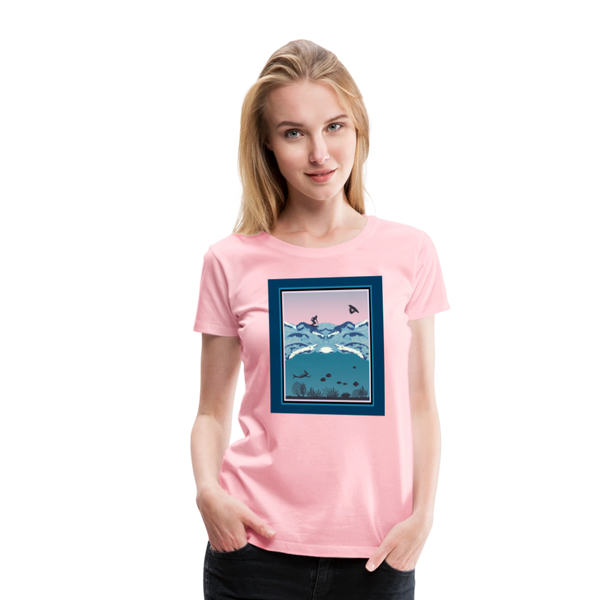 65 MCMLXV Women’s Ipanema Surf Premium T-Shirt - pink