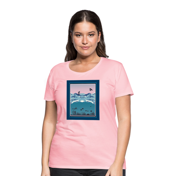 65 MCMLXV Women’s Ipanema Surf Premium T-Shirt - pink