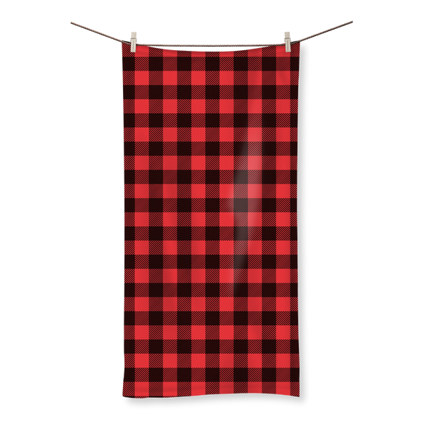 65 MCMLXV Red Buffalo Plaid Print Towel Available In 4 Sizes