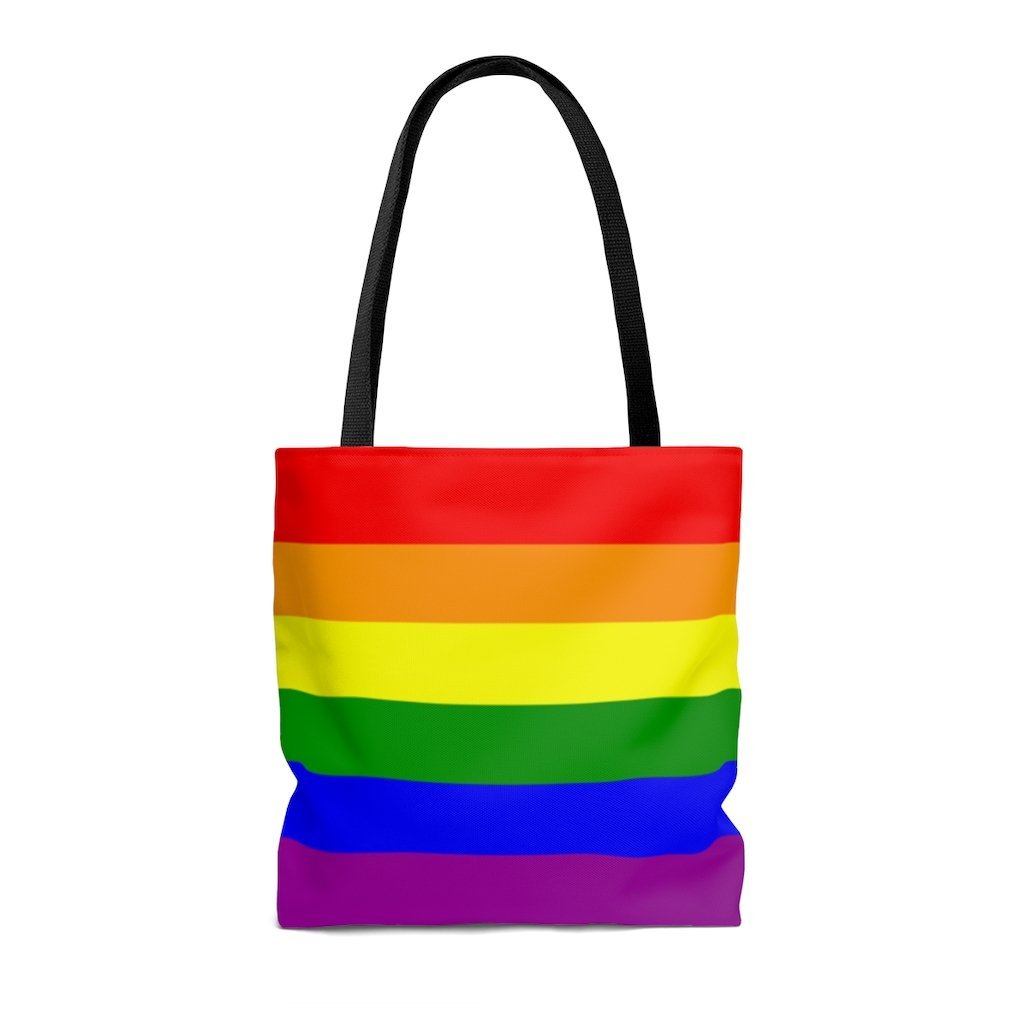 Rainbow Pride Tote Bag LGBTQ Gay Flag 100% Cotton Shopping Bag -  Israel