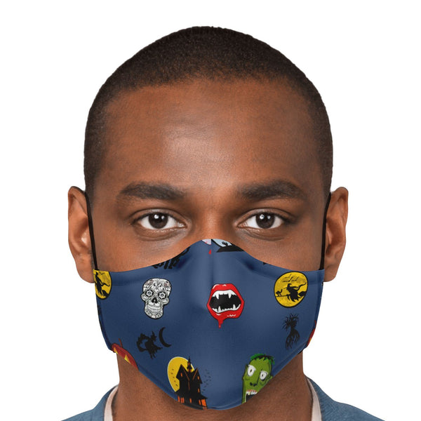 65 MCMLXV Unisex Halloween Icons Print Face Mask-Fashion Face Mask - AOP-65mcmlxv