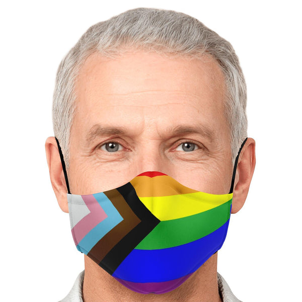 65 MCMLXV Unisex LGBTQIA+ Pride Flag Print Face Mask-Fashion Face Mask - AOP-65mcmlxv