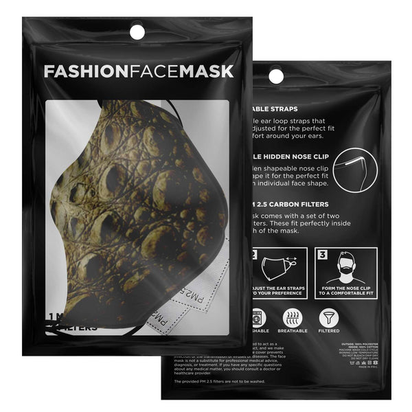 65 MCMLXV Unisex Crocodile Print Face Mask-Fashion Face Mask - AOP-65mcmlxv