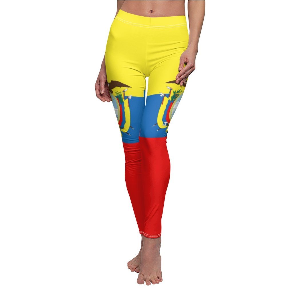 65 MCMLXV Women's Ecuador Flag Print Leggings