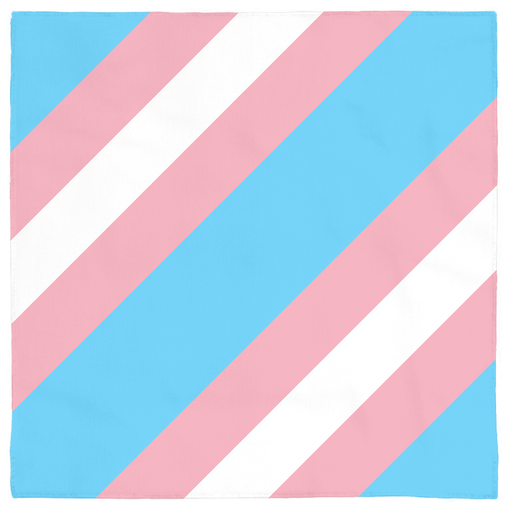 Purse Strap - Flag Transgender Baby Blue Baby Pink White — Buckle-Down