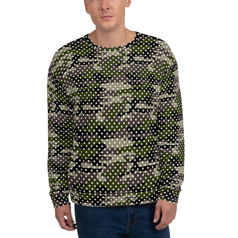 65 MCMLXV Men's Camouflage Polka Dot Print T-Shirt X-Large / Jungle Camo