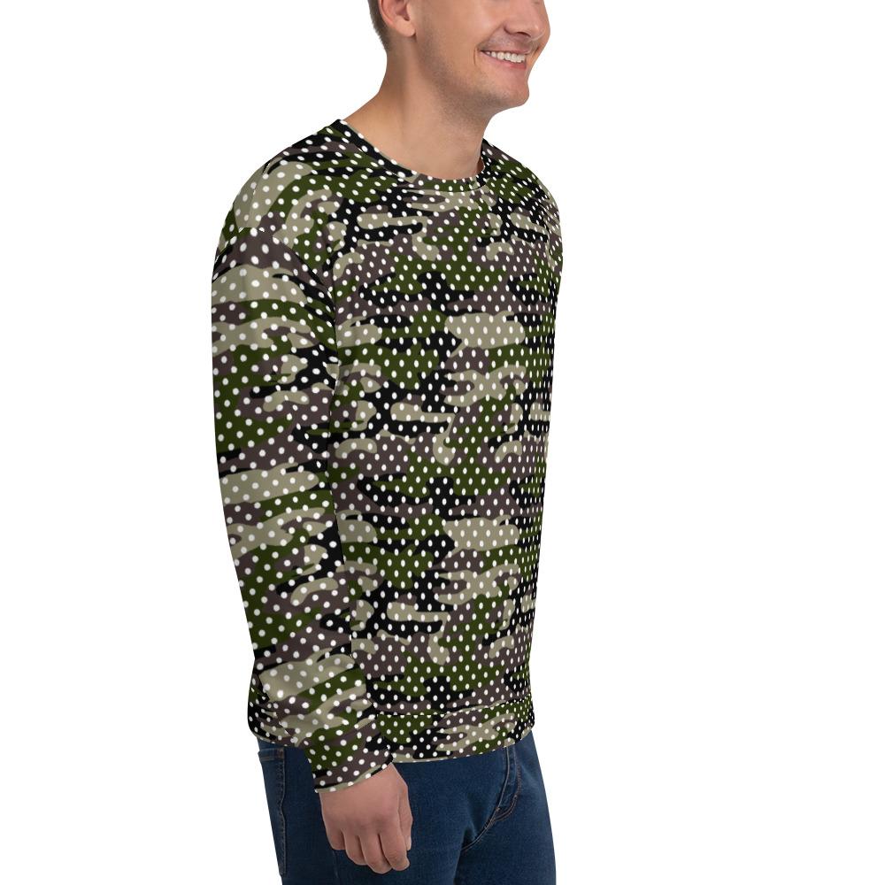 65 MCMLXV Men's Camouflage Polka Dot Print T-Shirt X-Large / Jungle Camo