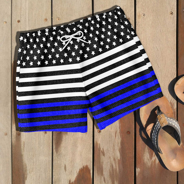 65 MCMLXV Men's Americana USA Flag Print Swim Trunk-Swim Trunks Men - AOP-65mcmlxv