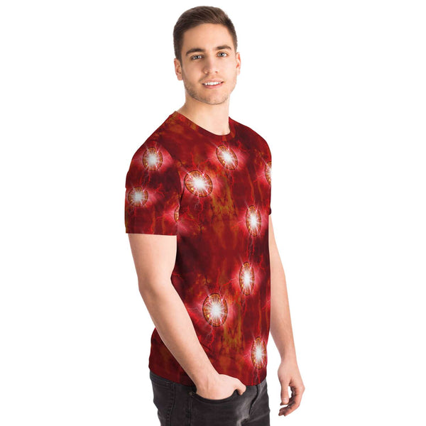 T-shirt - 65 MCMLXV Unisex Cosplay Scarlet Red Chaos Magic Energy Spheres Print T-Shirt