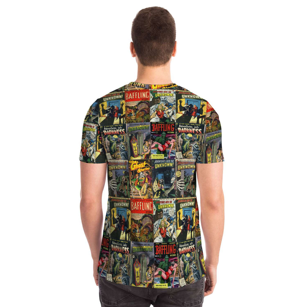 65 MCMLXV Unisex Cosplay Colored Smoke Print T-Shirt XL