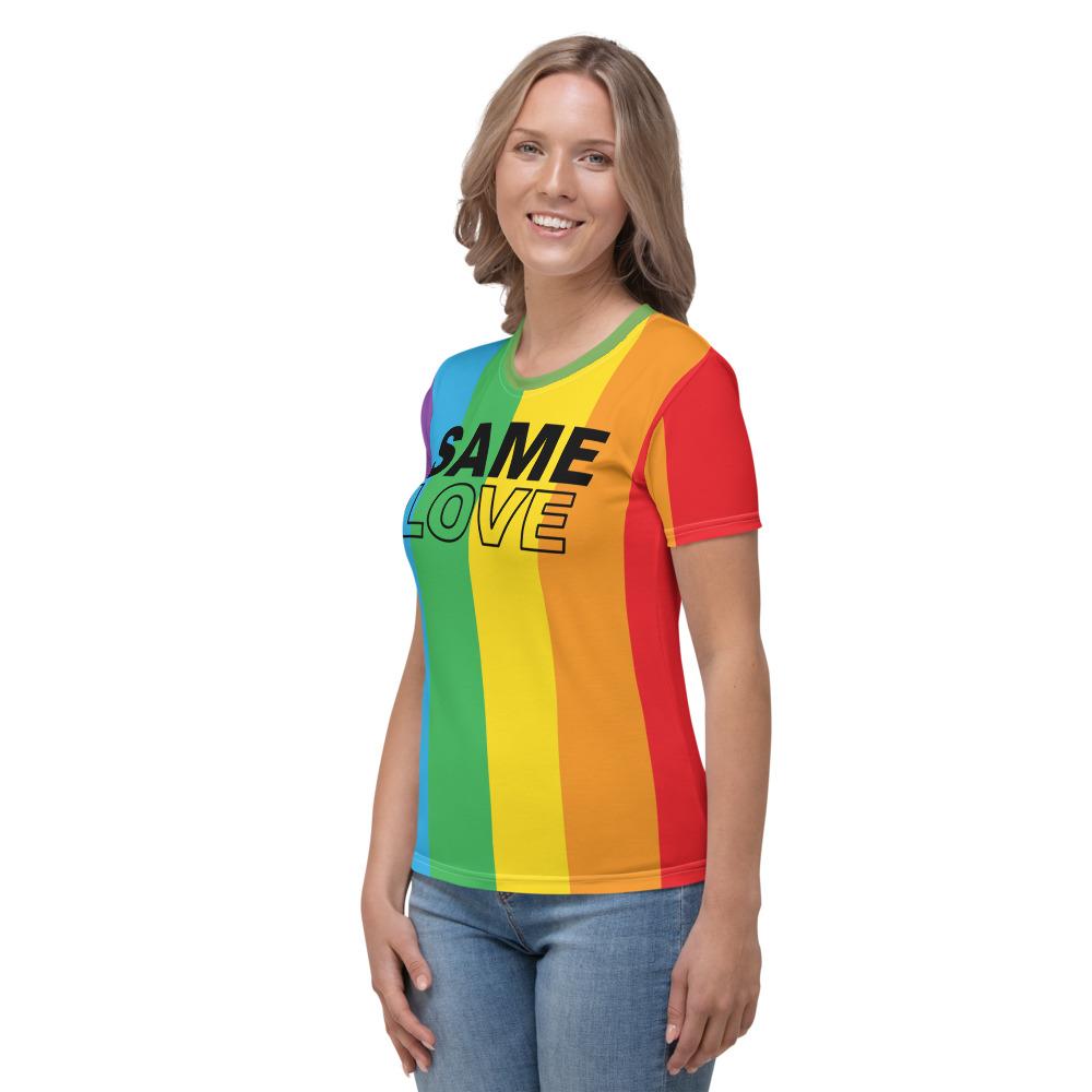 65 MCMLXV Unisex Lgbt Gay Pride Rainbow Flag Print Football Jersey M