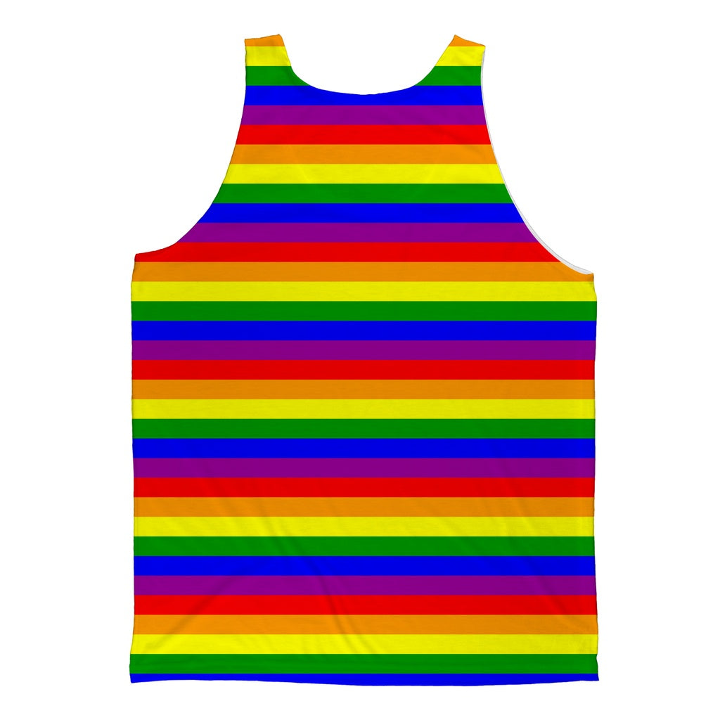 65 MCMLXV Lgbt Gay Pride Rainbow Flag Print Tote Bag - Small