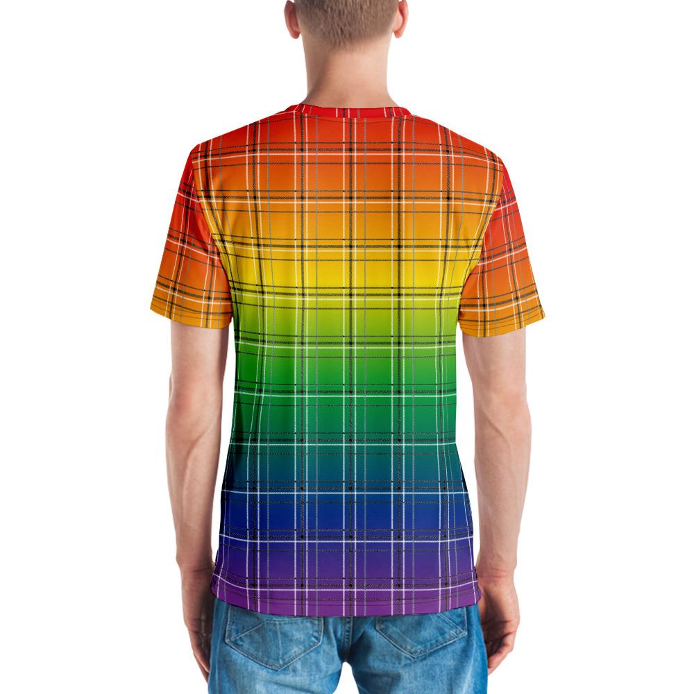 65 MCMLXV Unisex Lgbt Gay Pride Rainbow Flag Print Football Jersey M