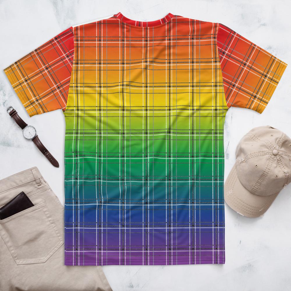 65 MCMLXV Unisex Lgbt Gay Pride Rainbow Flag Print Baseball Jersey M